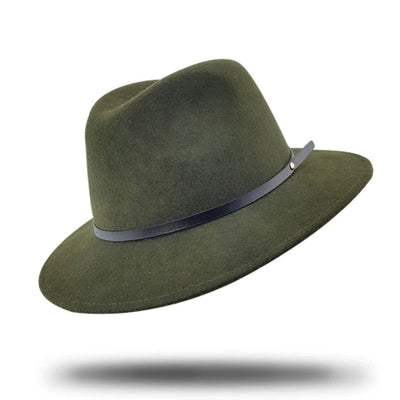 Stanton Ladies Packable Felt Fedora Hat