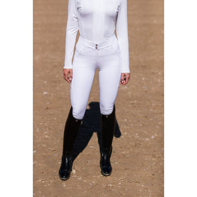 Equestrian Stockholm Dressage Breeches Elite White