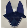 Mattes Soundless Ear Bonnet Navy with Navy and White piping