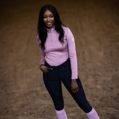 Equestrian Stockholm Vision Long Sleeved Top Pink