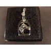 Charm Sterling Silver Horse Head in Stirrup