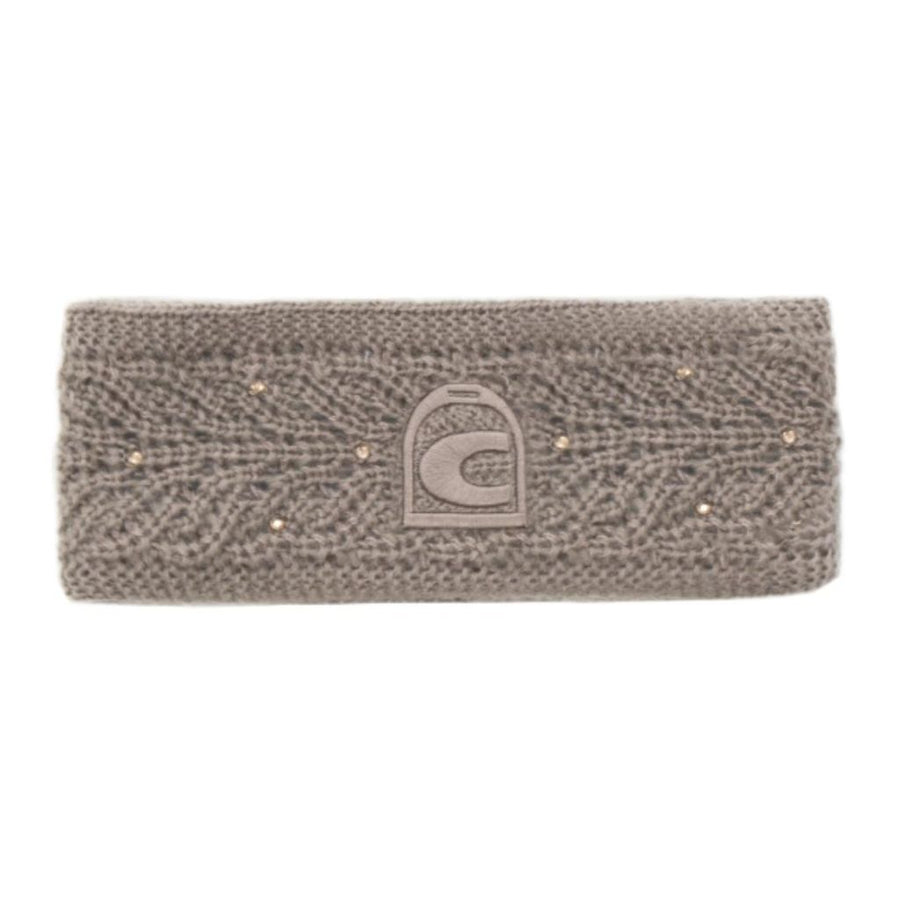 Cavallo Everly Cable Knit Headband with Crystals