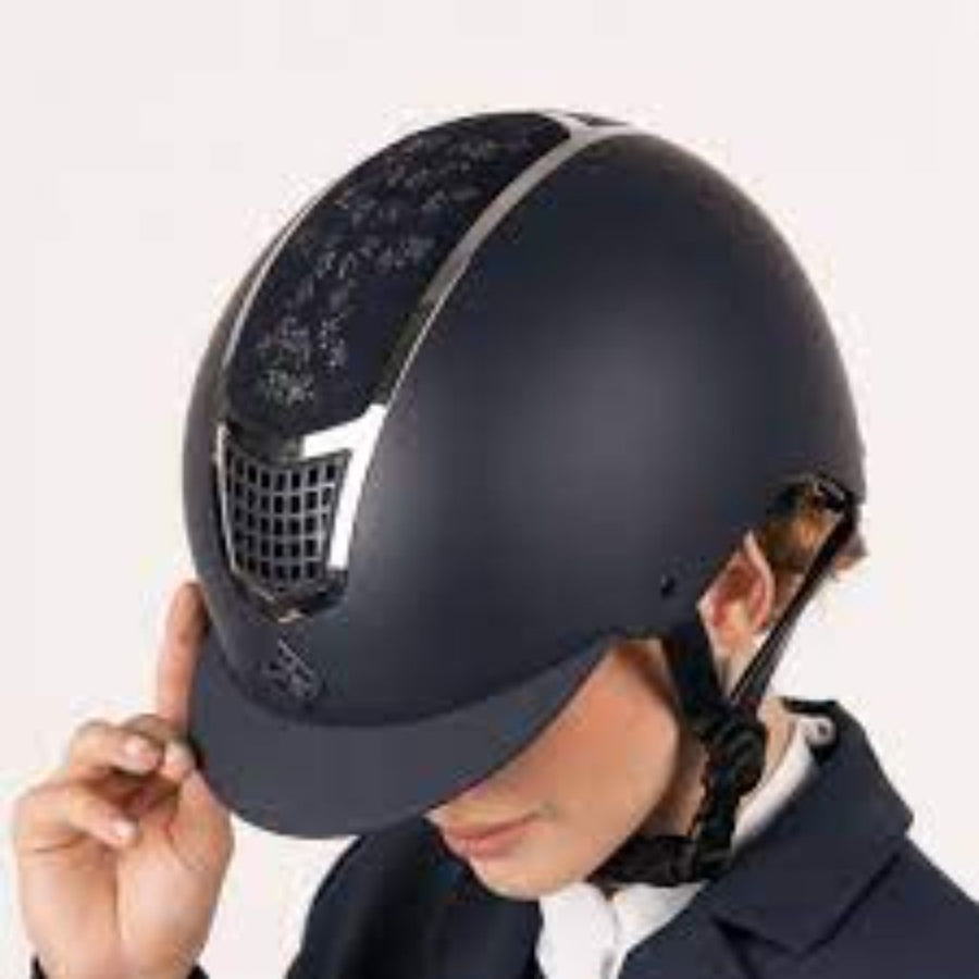 FairPlay Quantinum Fleur Helmet with Crystal Detail