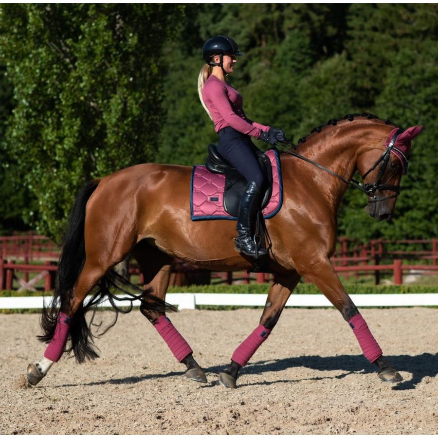 Equestrian Stockholm Dressage Saddle Pad TIMELESS ROSE