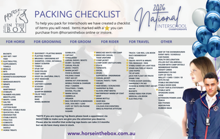 THE ULTIMATE COMPETITION PACKING LIST