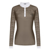 FairPlay Aiko Ladies Long Sleeved Competition Shirt Taupe