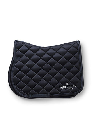 Equestrian Stockholm Jump Saddle Pad Line Navy