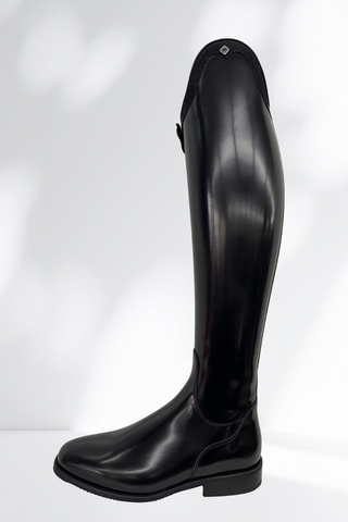 DeNiro Bellini Dressage Boots Brushed Leather with Rondine Stardust Cuff