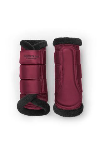 Equestrian Stockholm Fur Mesh Brushing Boots