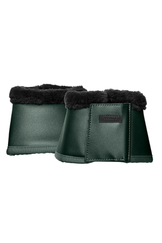 Equestrian Stockholm Bell Boots with Fur Sycamore Green