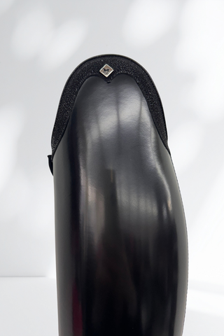 DeNiro Bellini Dressage Boots Brushed Leather with Rondine Stardust Cuff