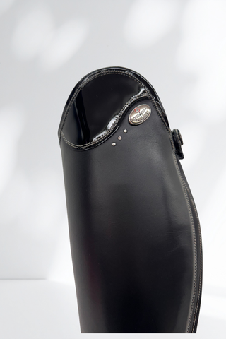 Tricolore by DeNiro Salentino Boots with Patent Top