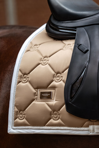 Equestrian Stockholm Dressage Saddle Pad Sand