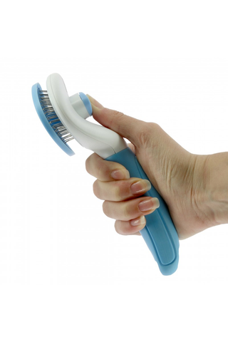 Hippotonic Retractable Self Cleaning Grooming Brush