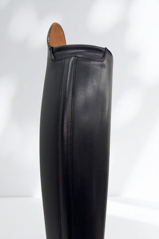 DeNiro Bellini Dressage Boots with Rondine Patent Cuff and Comfort Knee