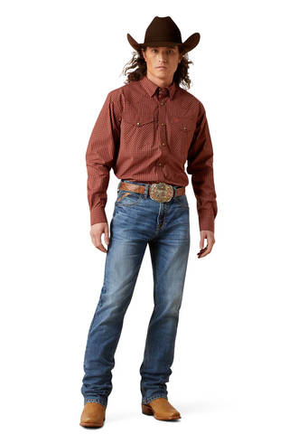 Ariat Mens Pro Series Fabian Long Sleeved Snap Shirt