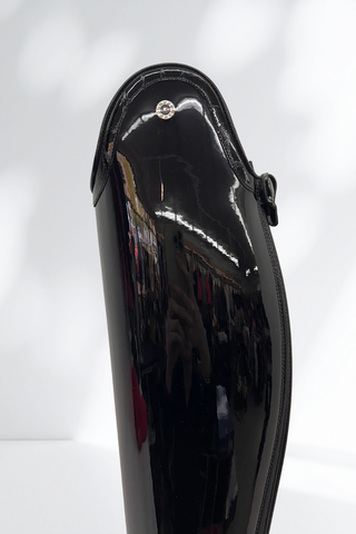 Tricolore by DeNiro Puro Duo Dressage Boots with Patent Shaft and Lucido Cuff