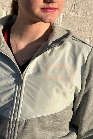 RG Riders Gene Cotton Nylon Zip Hoodie