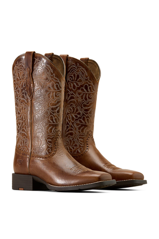Ariat Womens Round Up Remuda Boots Aged Tan