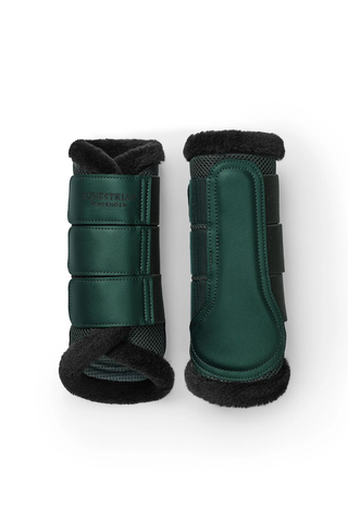 Equestrian Stockholm Fur Mesh Brushing Boots