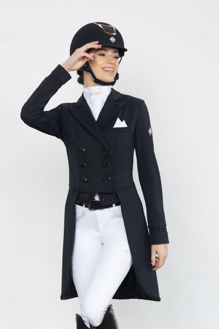 FairPlay Dorothee Comfimesh Chic Tailcoat with Rose Gold Detailing