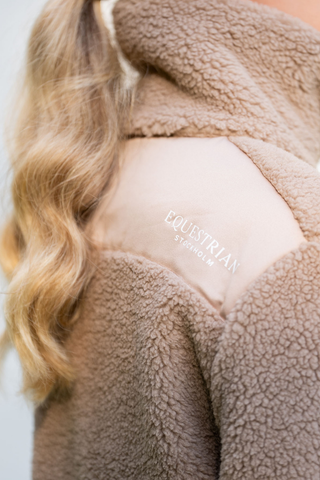 Equestrian Stockholm Teddy Fleece Jacket Sand