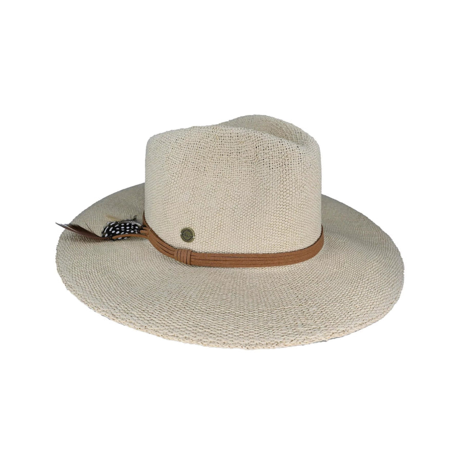Avenel Allegra Woven Natural Fibre Wide Brim Hat