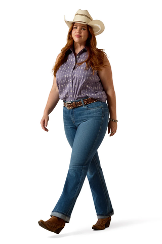 Ariat Womens Mid Rise Esti Boot Cut Jeans