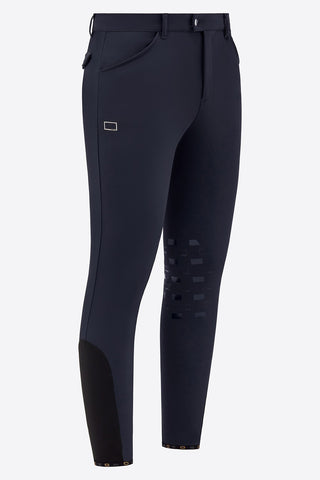 RG Riders Gene Mens Knee Patch Breeches Navy