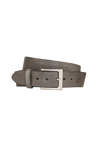 Curved Handmade Leather Wide Belt