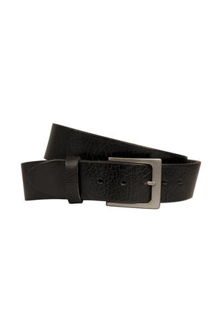 Curved Handmade Leather Wide Belt