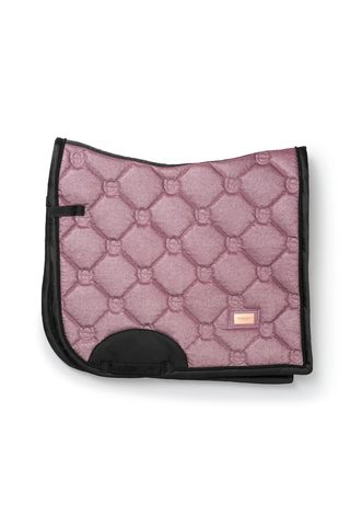 Equestrian Stockholm Dressage Saddle Pad Pink Glimmer