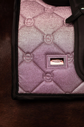Equestrian Stockholm Dressage Saddle Pad Pink Glimmer