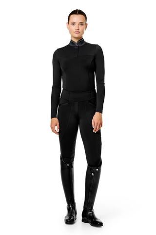 Equestrian Stockholm Ladies Revenew Baselayer Black Glimmer
