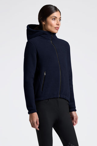 Cavalleria Toscana Ladies Fleece Zip Hoodie