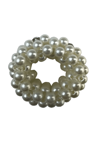 Hamag Pearl with Crystals Scrunchie
