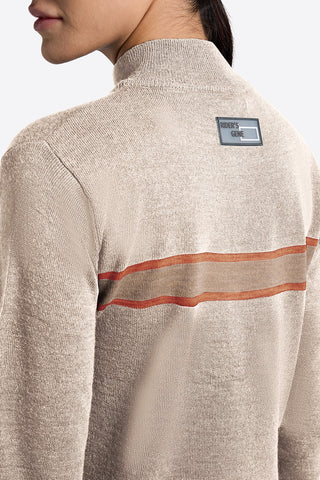 RG Riders Gene Ladies Wool Blend Quarter Zip Sweater