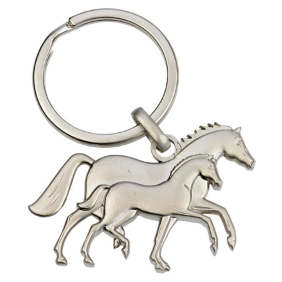 Mare and Foal Key Ring