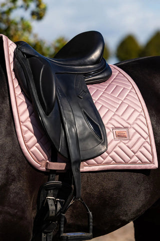 Equestrian Stockholm Dressage Saddle Pad Modern Midsummer Blush