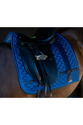 Equestrian Stockholm Dressage Saddle Pad Monaco Blue No Boundaries COB