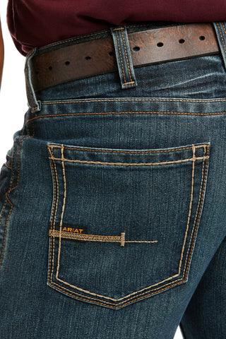 Ariat Mens Rebar M5 Slim DuraStretch Edge Straight Leg Jean