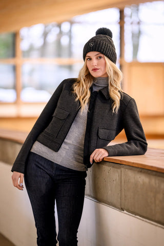 Cavallo Roza Ladies Collared Short Zip Jacket