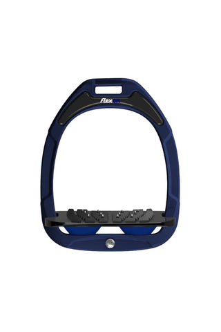 Flex-On Green Composite Inclined Ultra Grip Stirrups NAVY/BLACK/NAVY