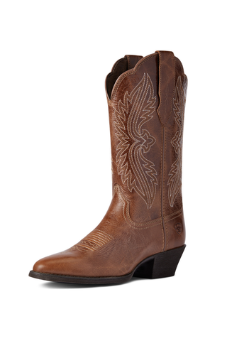 Ariat Womens Heritage Round Toe Stretch-Fit Boot