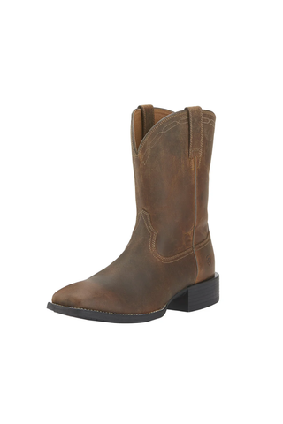 Ariat Mens Heritage Roper Wide Square Toe Boot