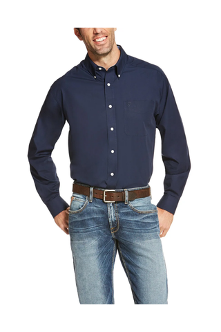 Ariat Mens Wrinkle Free Solid Shirt
