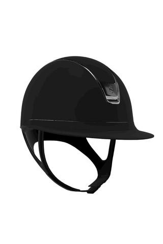 Samshield Miss Shield 2.0 Shadow Matt Helmet Black with 5 Crystals