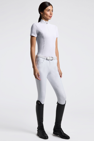 Cavalleria Toscana Ladies Short Sleeved Jersey with Mesh Insert Competition Shirt