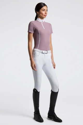 Cavalleria Toscana Ladies Short Sleeved Jersey with Mesh Insert Competition Shirt