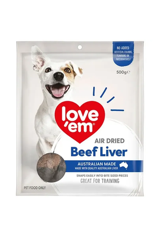Love Em Dog Treats Beef Liver